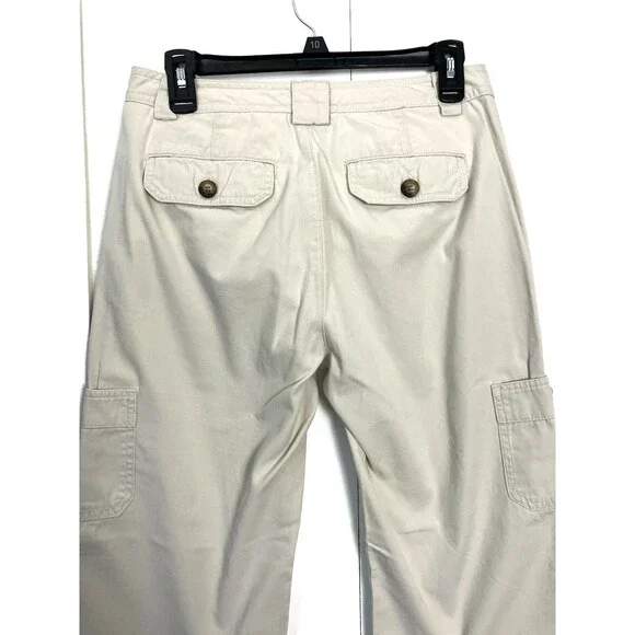 Dockers Womens Cream Cargo Pants – Size 6 - Picture 5 of 6